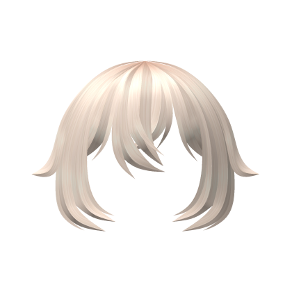 Messy Anime Bangs in Platinum Blonde Roblox item
