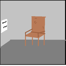 Please do not use the chair.