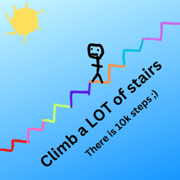 Climb a LOT of stairs