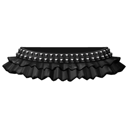 ruffled stud mini skirt 3.0 black lace thumbnail