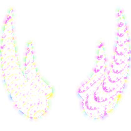 Animated Rainbow Demon Horns Glowing Emissive Roblox item