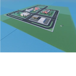 RED VS BLUE VS GREEN Suburban Map icon