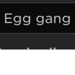 Eggs gang bc eggs are gang