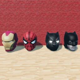 Escape Running Super Hero Head