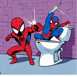 Spider-man VS Skibidi Toilet