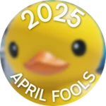 2025 April Fools Event Roblox badge thumbnail
