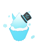 Blizzard Cupcake