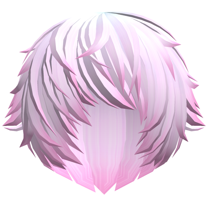 messy pastel vampire emo anime hair w tufts