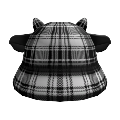 ꒰ᐢ⸝⸝⸝⸝ᐢ꒱: plaided lamb bucket hat w cat bells