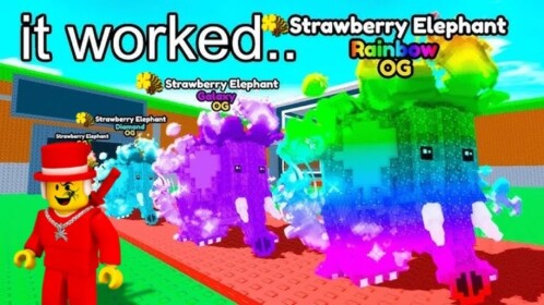(FREE OG🍓) Strawberry Elephant Divine SABM!