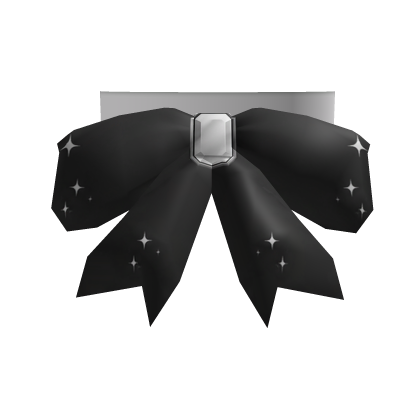 🎀 kawaii cute choker bow black white Roblox item