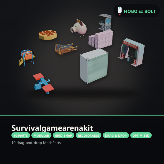 Survival Game Arena Kit - Modular preview 5