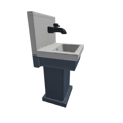 Clinical Handwash Station — Stylized Low-Poly