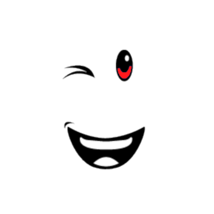 Red Wistful Wink Roblox decal