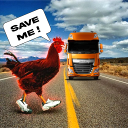 🐔 CAN YOU CROSS ME SAFELY? 😓Cross the Chicken