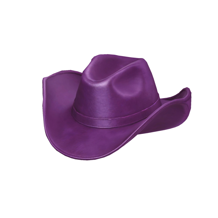 purple cowboy hat