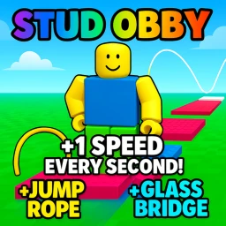 STUD OBBY BRAINROT +1 SPEED EVERY SECOND! icon