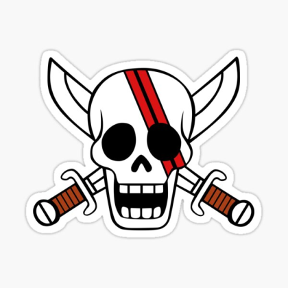Red Hair Pirates Logo Roblox decal