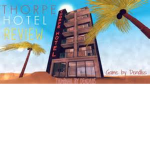 Beach hotel summer fun