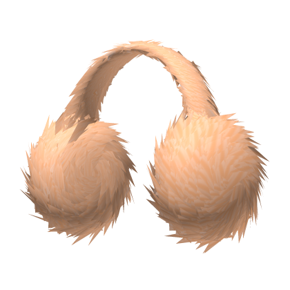 Orange Fluffy Ear Muffs