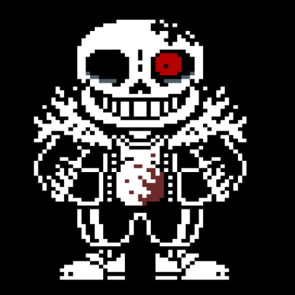 horror sans Roblox decal