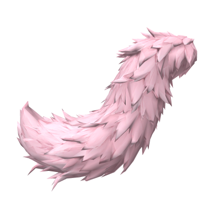 Light Pink Fluffy Wolf Tail