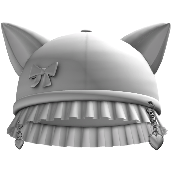 Kitty Beanie White