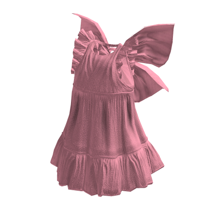 Cute Pretty Pink Ribbon Dress