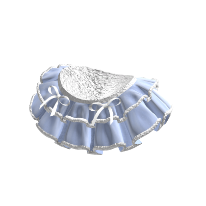 Blue Velvet Christmas Skirt thumbnail