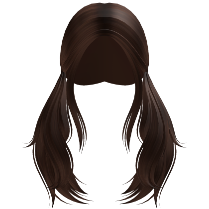 Long Low Loose Twintails (Brown) Roblox item