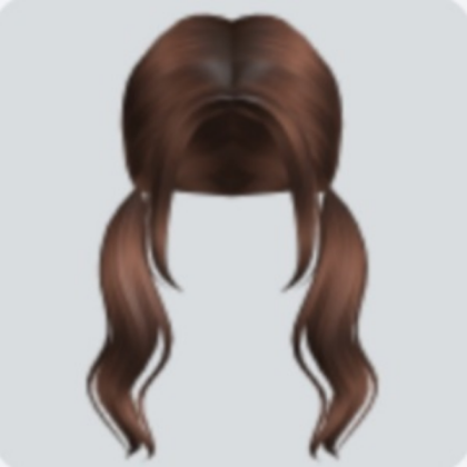 Brown hair Roblox decal