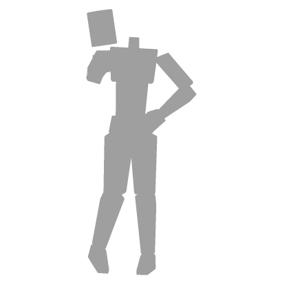 cute halloween headless head holding pose v1 thumbnail
