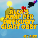 [New GUIS] Alex's Jump Per Difficulty Chart Obby