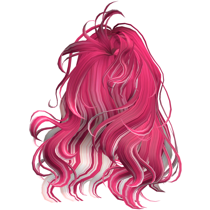 Curly Blowout Pink & White