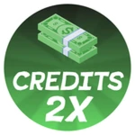 Double Credits Roblox gamepass thumbnail