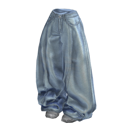 Light Blue Baggy Y2K Skatecore Jeans