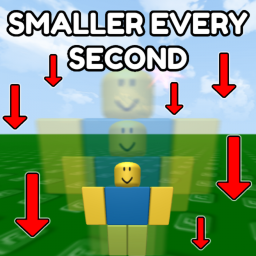 Roblox but you get smaller every second