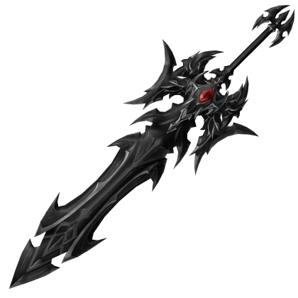 Dark Knight Shadow Hell Heavy Sword - Black Red | Roblox Item - Rolimon's