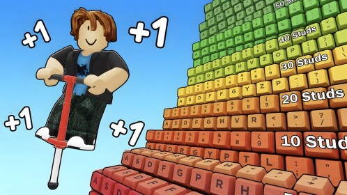 +1 Jump Pogo Keyboard Escape | Candy & Chocolate