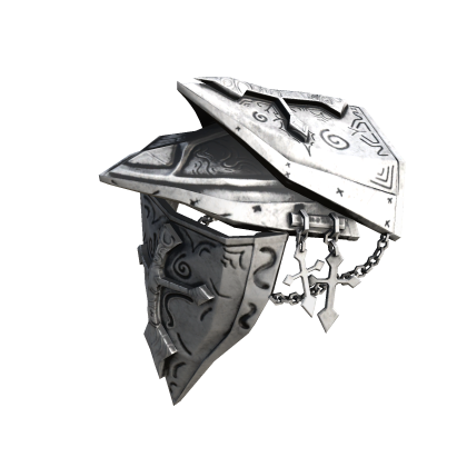 Royal Shoulder Armor - White and Black ( RIGHT )