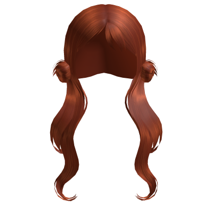 Red Low Bun Twintails Roblox item