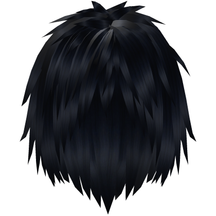 Blue Unkept Long Emo Messy Hair Roblox item