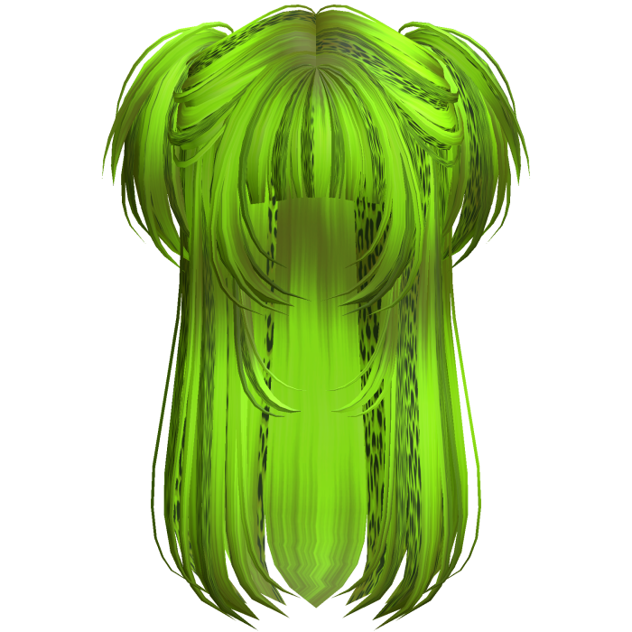 Vamp Long Straight Pigtails Toxic Cheetah