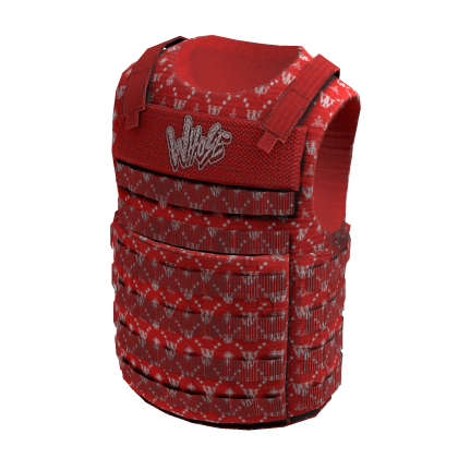 cool red designer bullet vest