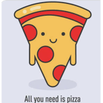 The pizza fan