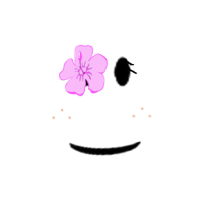 Flower Face Cute Roblox decal