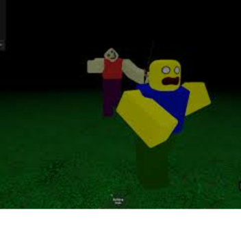 Scary Game get a gun and shoot the npc 