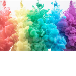 Rainbow unicorn flowers