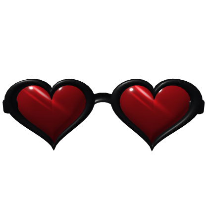 Heart Shades - Red Black