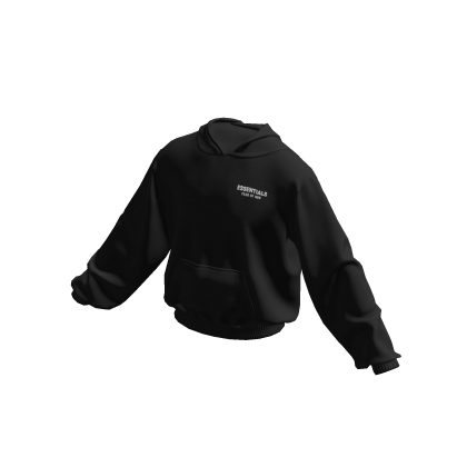 Essentials Fear of God Black Hoodie